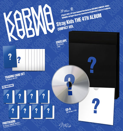 (POBs) Stray Kids – The 4th Full Album [KARMA] (Compact)