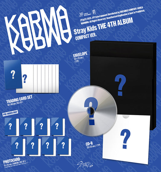 (POBs) Stray Kids – The 4th Full Album [KARMA] (Compact)