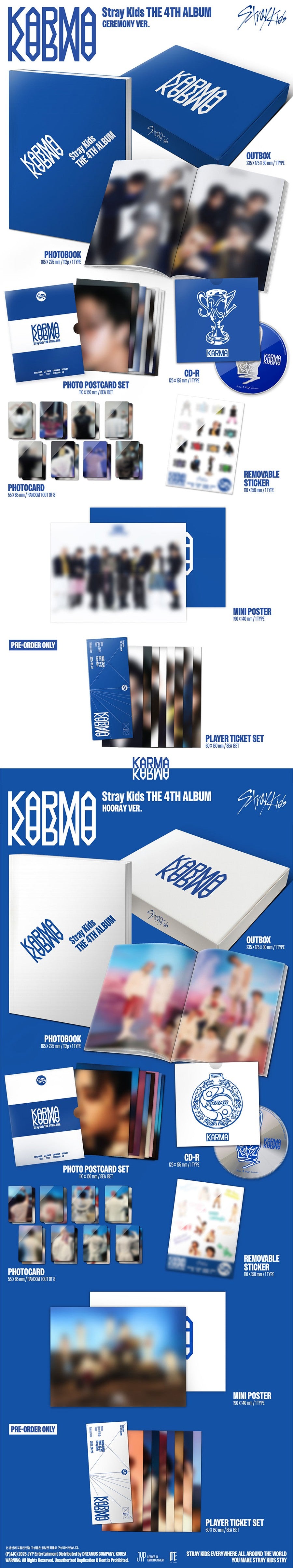 Stray Kids – The 4th Full Album [KARMA] (Ceremony/Hooray)