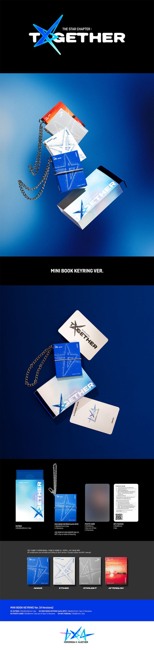 TXT – The Star Chapter [TOGETHER] (Mini Book Keyring)