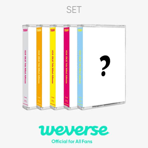 [Weverse POB] (G)I-DLE – 7th Mini Album [I SWAY] (Special Ver. Set)