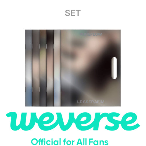 (Weverse POB sets) LE SSERAFIM – 2nd Studio Album [PUREFLOW pt.1]