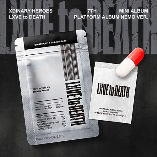 Xdinary Heroes – 7th Mini Album [LXVE to DEATH] (NEMO)