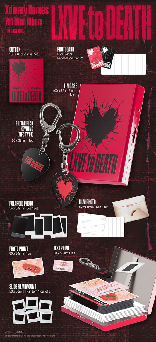 (Soundwave) Xdinary Heroes – 7th Mini Album [LXVE to DEATH] (MD)