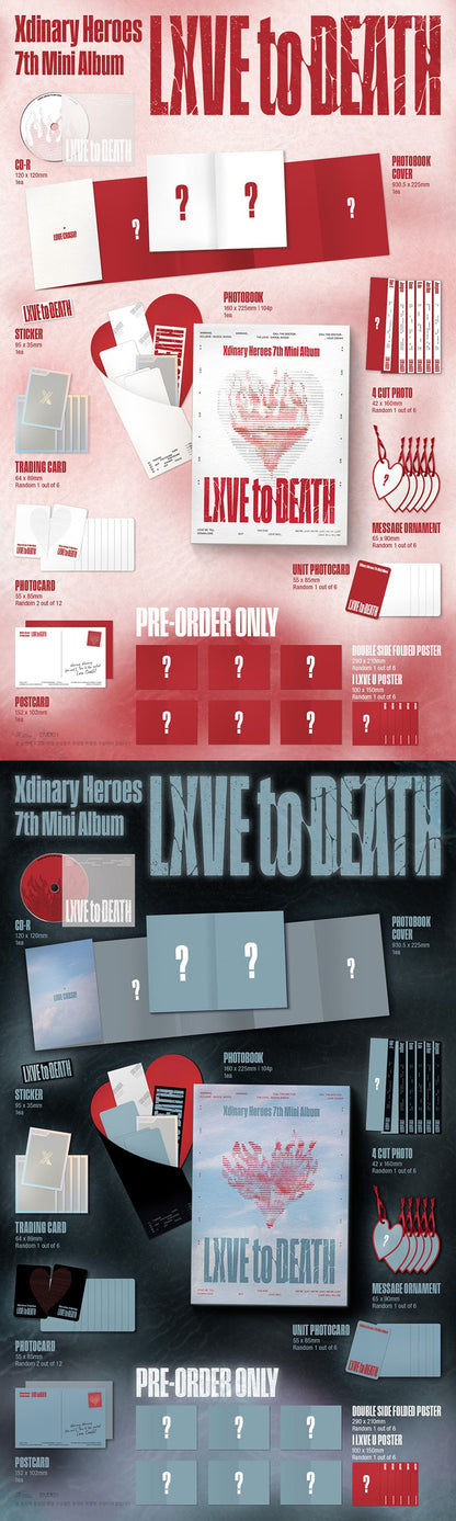Xdinary Heroes – 7th Mini Album [LXVE to DEATH] (Photobook)
