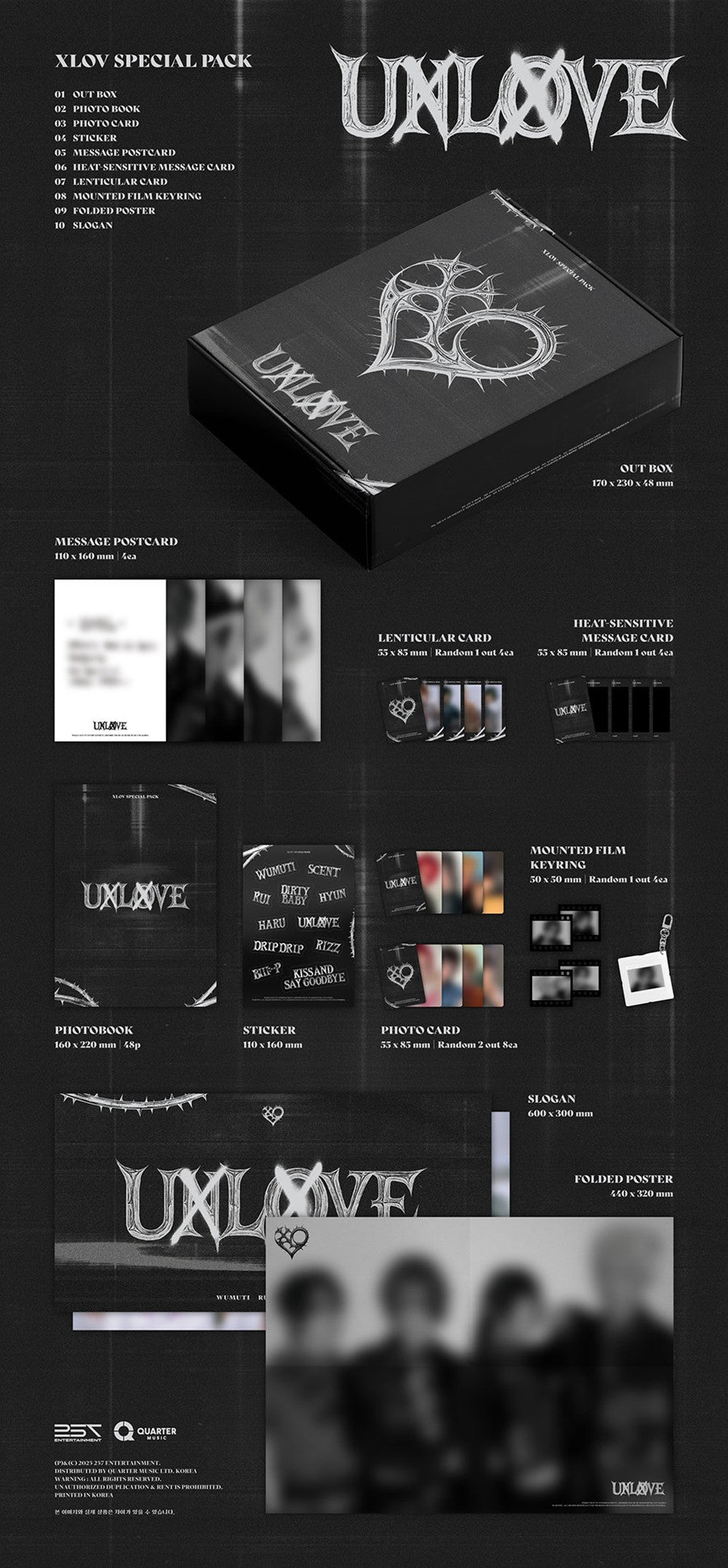 XLOV - 1st Mini Album [UXLXVE] (Special Pack)