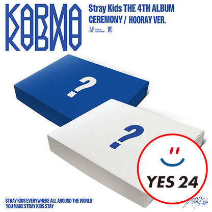 (Set POBs) Stray Kids – The 4th Full Album [KARMA] (Ceremony/Hooray)