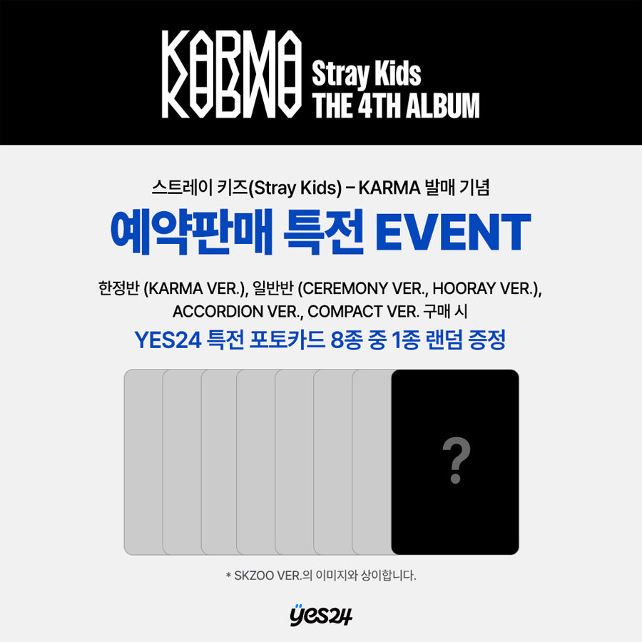 (POBs) Stray Kids – The 4th Full Album [KARMA] (Compact)