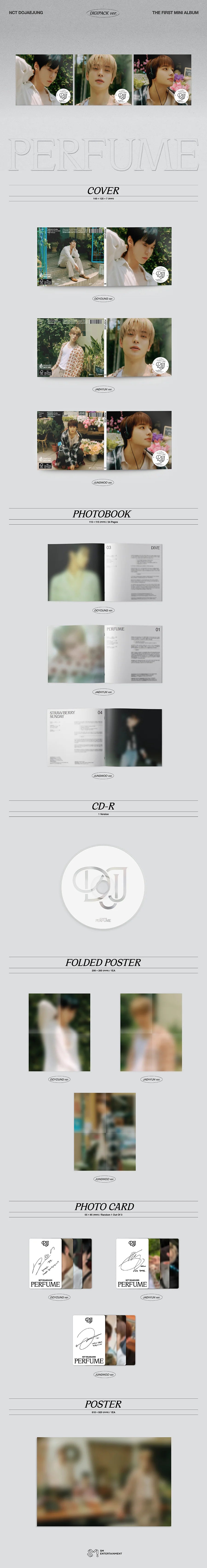 NCT DOJAEJUNG - 1st Mini Album [PERFUME] (Digipack)