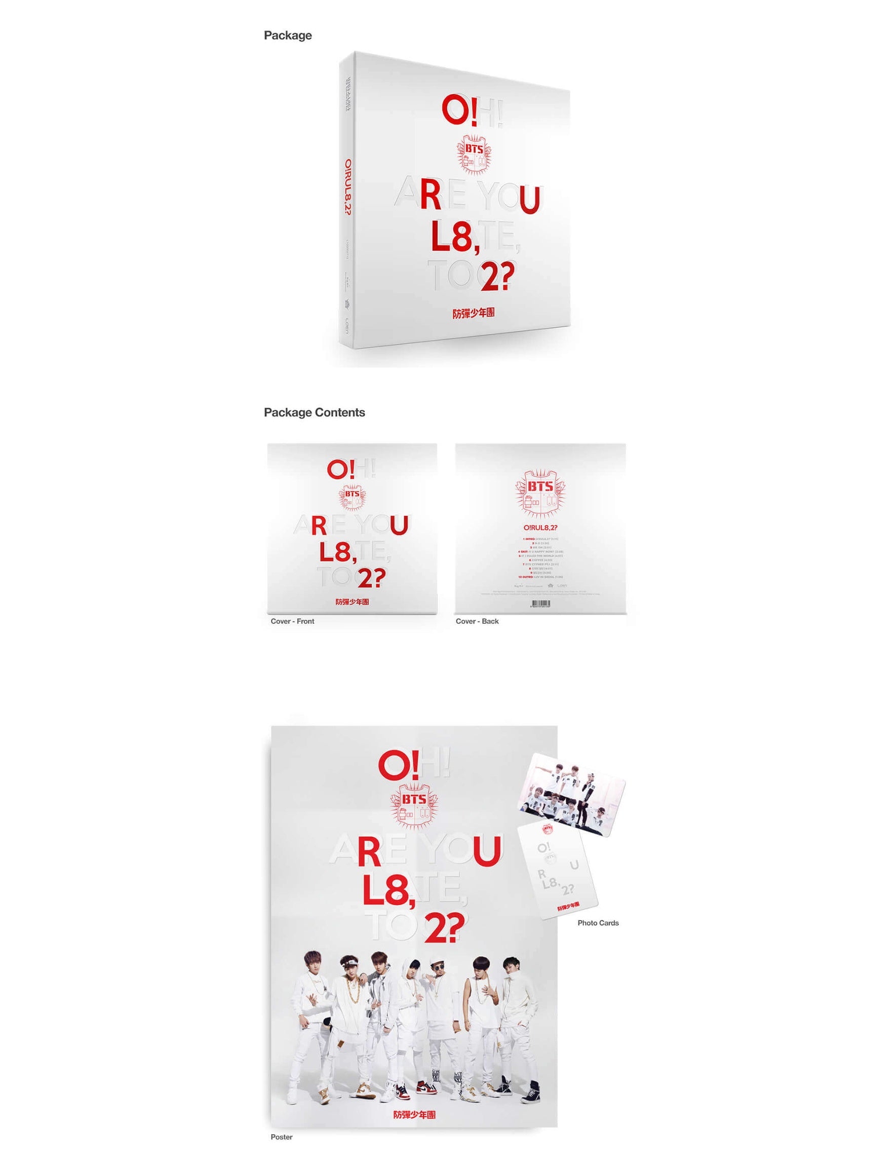 BTS 1st Mini Album [O!RUL8,2?] – Kpop NW