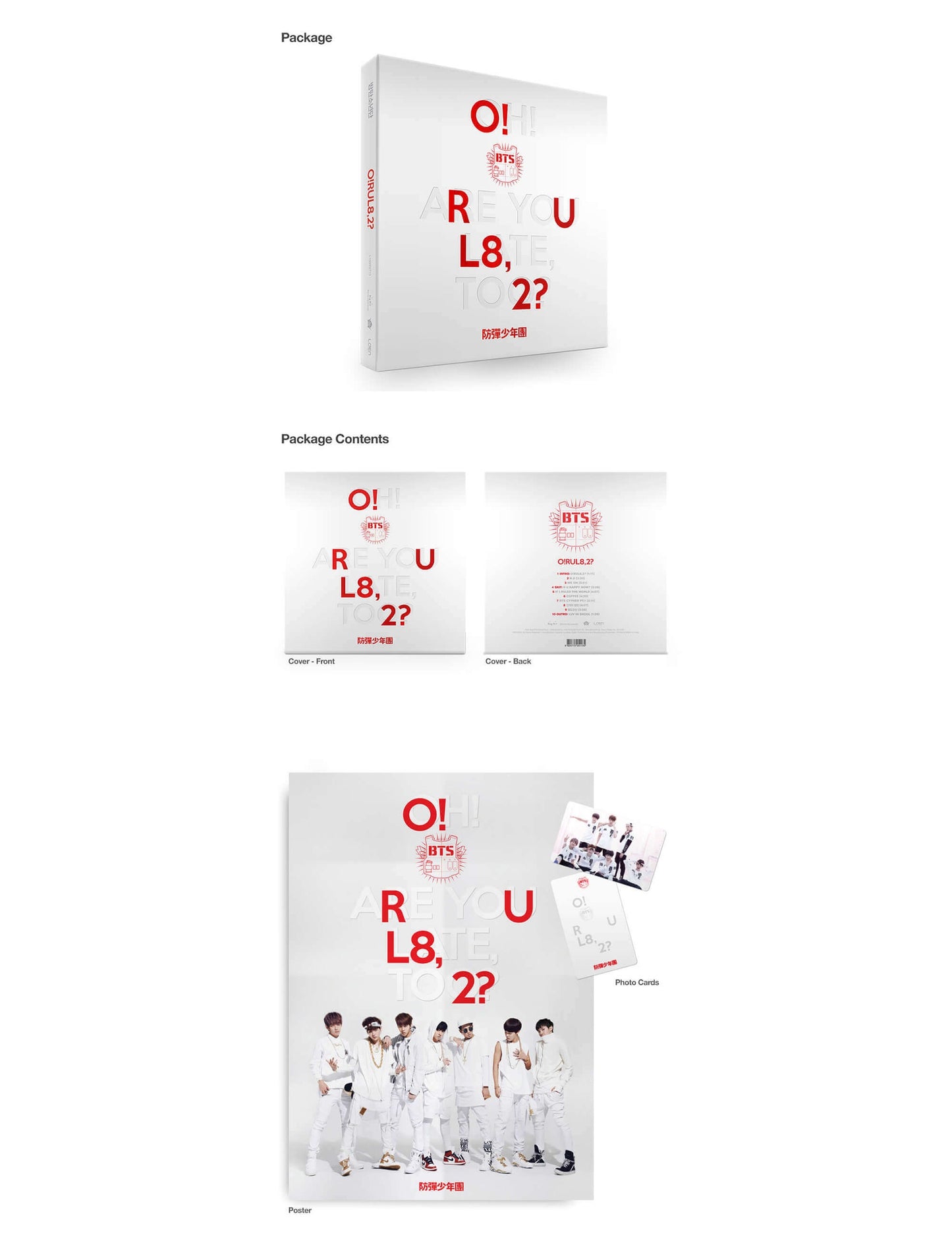 BTS 1st Mini Album [O!RUL8,2?]
