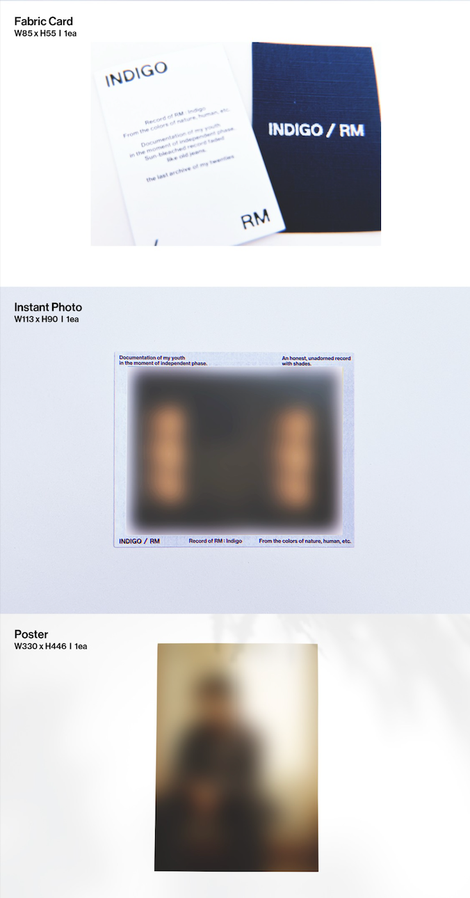 RM - First Solo Album [INDIGO] (Photobook/Postcard)