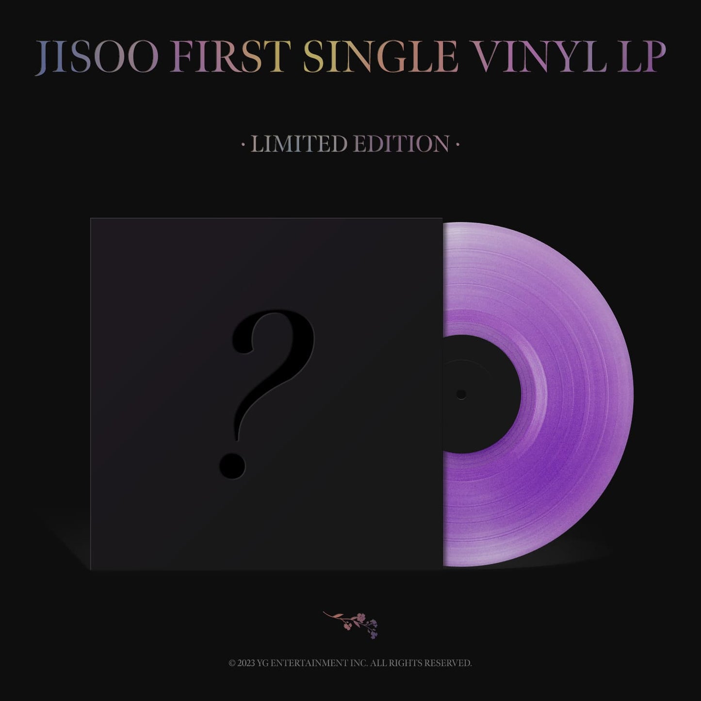 JISOO - 1st Single Album LP (Limited) YG Benefit