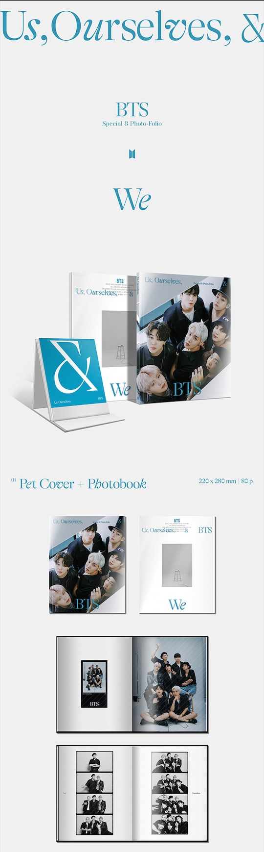 BTS - Special 8 Photo-Folio Us, Ourselves, and BTS [WE] (2 ver.)