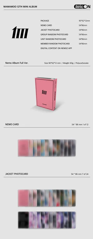 MAMAMOO - 12th Mini Album [MIC ON] (NEMO/Limited)