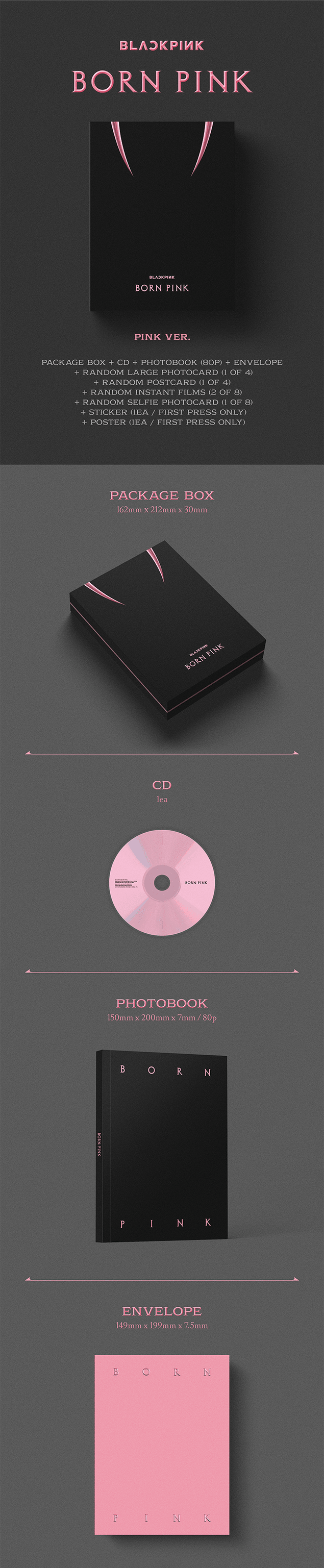 BLACKPINK - 2nd Album [BORN PINK] (Box)