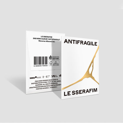 LE SSERAFIM - 2nd Mini Album [ANTIFRAGILE] (Weverse Album)