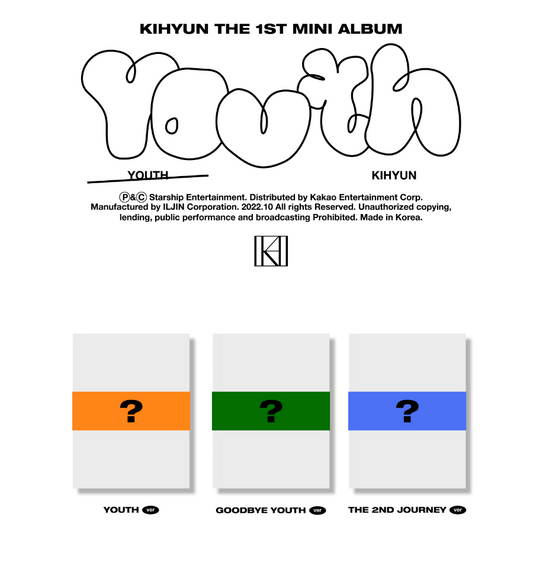 KIHYUN - 1st Mini Album [YOUTH]