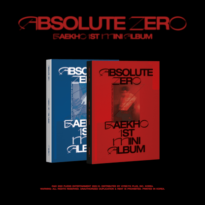 BAEKHO - 1st Mini Album [Absolute Zero]