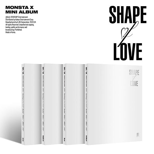 MONSTA X - 11th Mini Album [SHAPE OF LOVE]